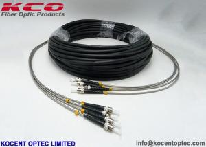 Wholesale Lc To Fc 4 Core Outdoor Fiber Optic Patch Cable RRU 0.2dB Army Field from china suppliers