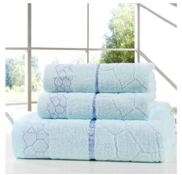 3Pcs Set Towels 100% Cotton Beach Face Towel Set Printed for Adults Baby Bath
