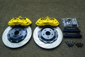 Wholesale Front Brake Caliper Kit With 378x32mm Vented Disc Rotor For HIGHLANDER 2009-2021 19/20 Wheel from china suppliers