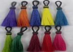 horse hair tassel 4.25" solid color white grey black brown natural color Horse