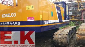 Wholesale 1996 Year kobelco crawler crane 50ton lattice boom crawler crane track crane from china suppliers