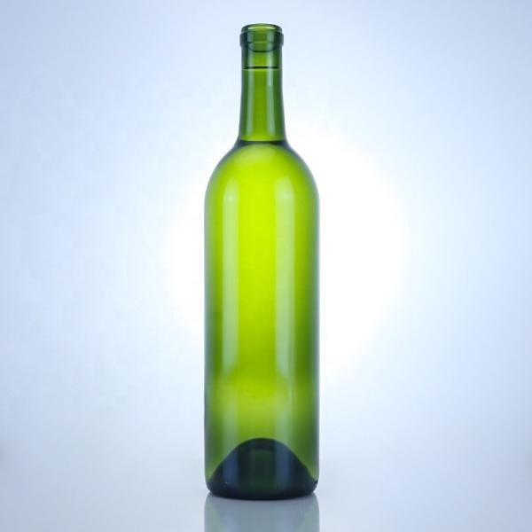 700ml Antique Green Glass Bottle for Spirits Rum Gin Oil and Beer Base Material