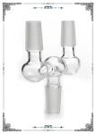 14mm 18mm Male to Male Glass Adapter Drop Down For Glass Bong Accessories