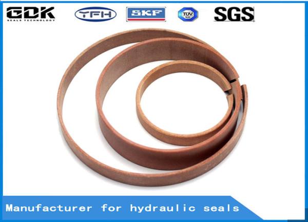 WR Phenolic Fabric Resin Seal Wear Ring , Hydraulic Cylinder Wear Rings Guide