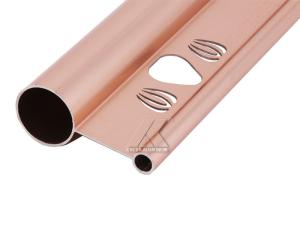 Wholesale Luxury Rose Curtain Rod Extrusted Anodized Aluminum Profile For Decoration from china suppliers