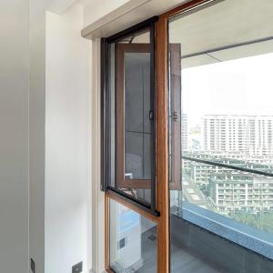 Wholesale Aluminum Windows Single Hung Aluminium Alloy Doors And Windows With Screen Black/White/Customed Color from china suppliers