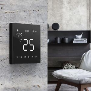 Wholesale 12V Home Smart Thermostat Black Color Modbus RS485 Protocol from china suppliers