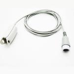 Compatible Comen 12Pin Adult Finger Clip Spo2 Sensor Grey 3metre medical TPU