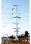 Communication Microwave Transmission Tower Power Pole Iron 12m