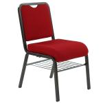 Modern Used Stackable Gray Church Chairs Metal And Fabric For Commercial
