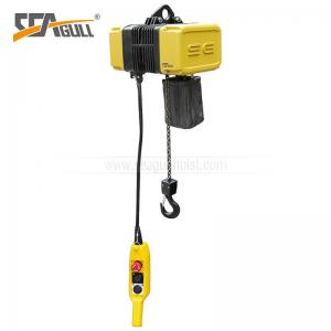China 500kg Mini Electric Chain Hoist Electric Chain Block With Suspension Hook on sale