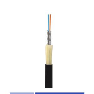 Wholesale 12 Fiber Armoured Fibre Optic Cable Singlemode G652D LSZH Jacket For Indoor Outdoor from china suppliers
