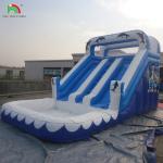 Commercial Water Slide Inflatable Kids Outdoor Double Lane Inflatable Water