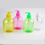500ml PET bottle with pump color customized