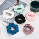 Chic Bandans Satin Silk Scrunchies , 0.03kg Thin Wide Silk Headband