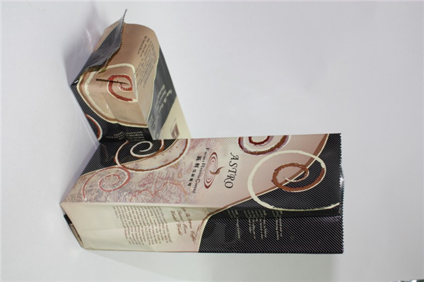 Coffee 150 Microm Plastic Packaging Bag Heat Seal Custom Printing