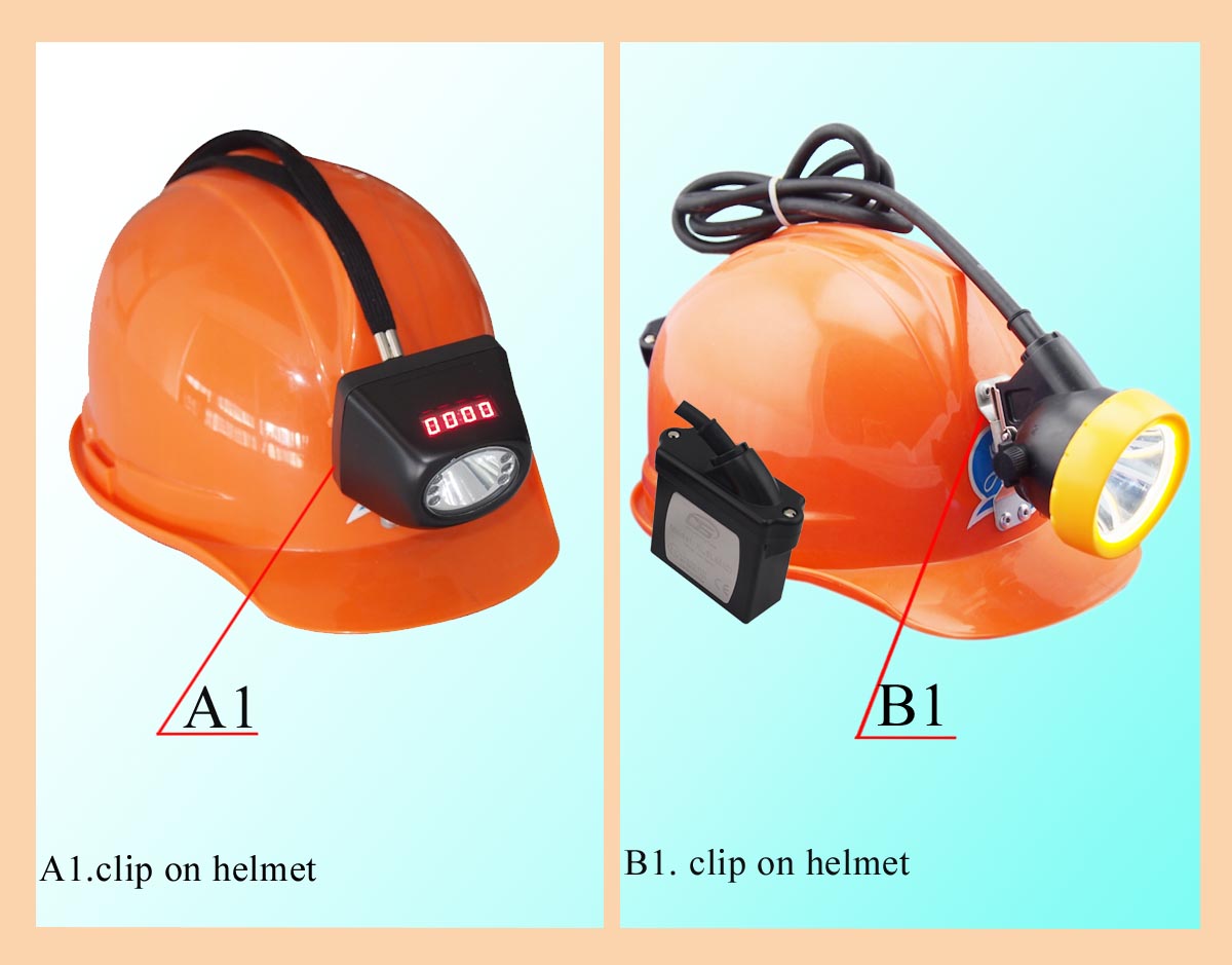 Rechargeable 1W Portable LED Mining Cap Lamp Bulletproof With American CREE LED