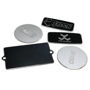 Wholesale Waterproof Engraved Metal Labels Blank Anodize Tag Highlight Name Plate from china suppliers