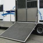 Wide Ribbed Pattern Ramp Agricultural Rubber Matting And Safety Surfacing