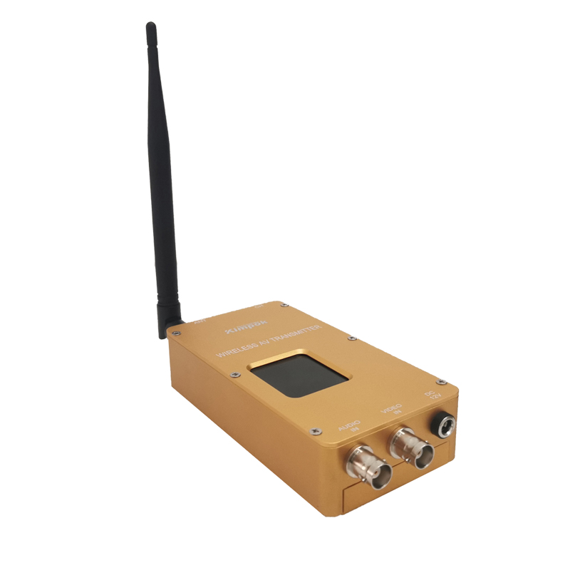 5W Full Power 8 Channels Long Range Wireless Video Transmitter and Receiver for UAV at 1.2Ghz in 150*65*30mm Size