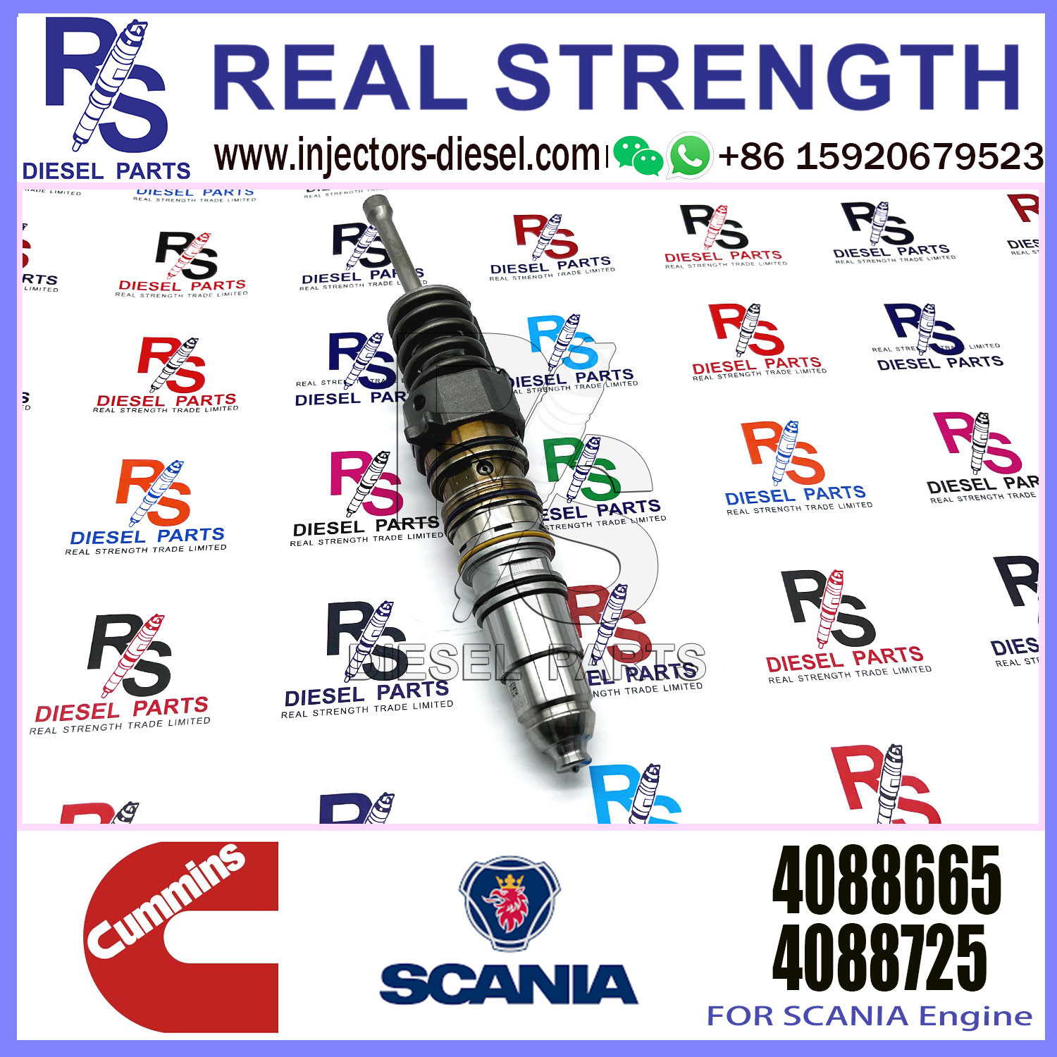 Fuel Injector 4088660 4088665 1846351 1846350 4954648 579261 4088327 4062569 For Qsx15 Isx15