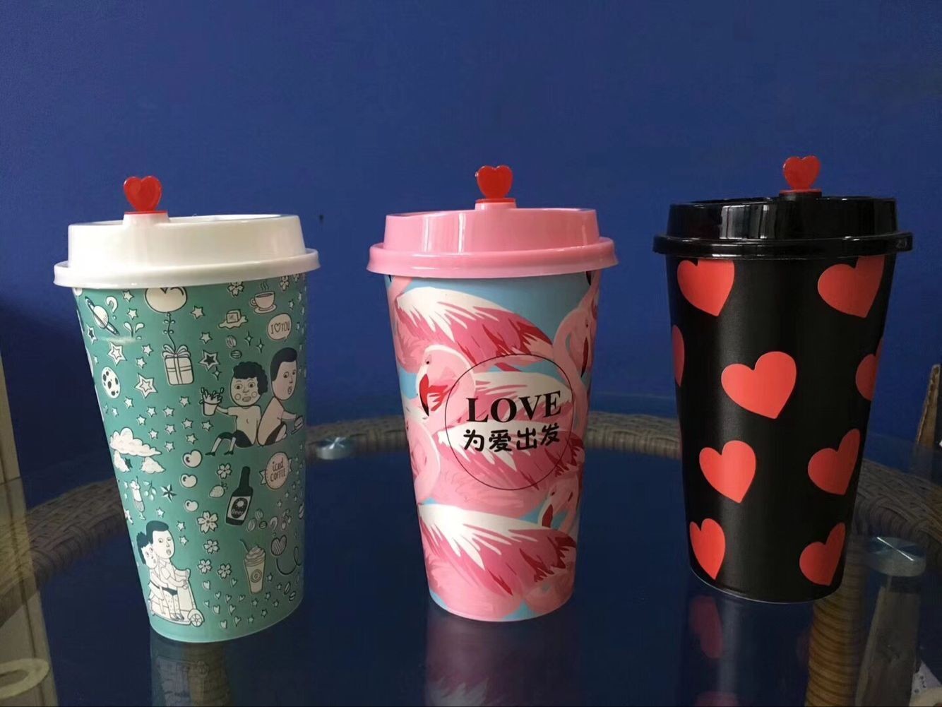 Body Stiffness Injection Molding Promotional Plastic Cup For Drinking Water Boba