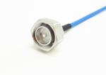 Silver Plated 4.3-10 RF Male Connector Straight Clamping Connectors With RG141