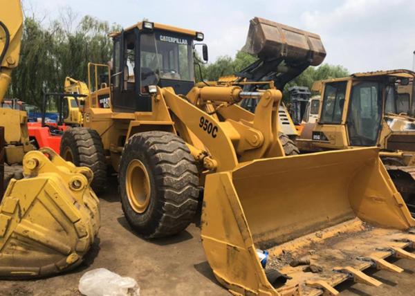 Caterpillar 950C Used Caterpillar Wheel Loader 2005 Year , 14700 Kg Operating