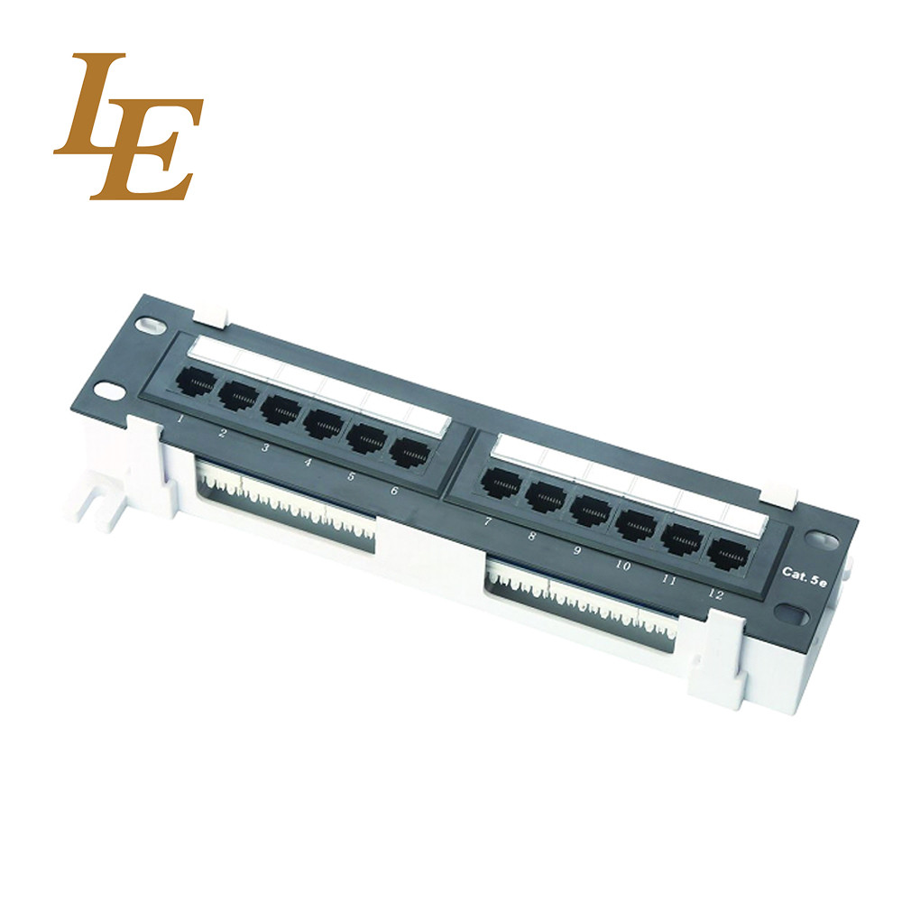 1U UTP 10 Inch 12 Port IDC Network Patch Panel