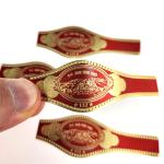 Brand Rings Paper Cigar Label Printing Heavy Paper 3d Cigar Label Printing