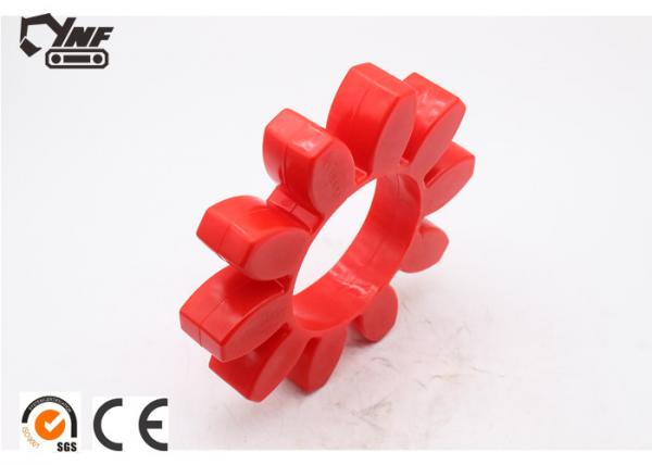 Quality Flexible Excavator Engine Parts PU Rubber Spider Coupling Standard Or Nonstandard for sale
