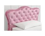 Customized Pink Velvet Fabric Crushed Velvet Double Bed With Storage
