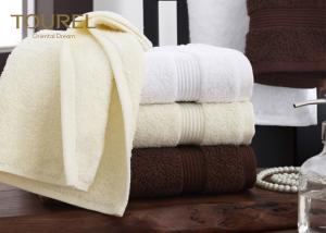 Wholesale 100 Cotton Plain Dyed Hotel Towel Set Absorbent White Soft Hotel Bath Towel Set