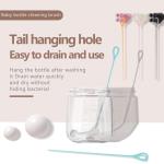 Versatile Deep Cleaning Long Water Bottle Brushes Heat Resistant Sturdy Kitchen