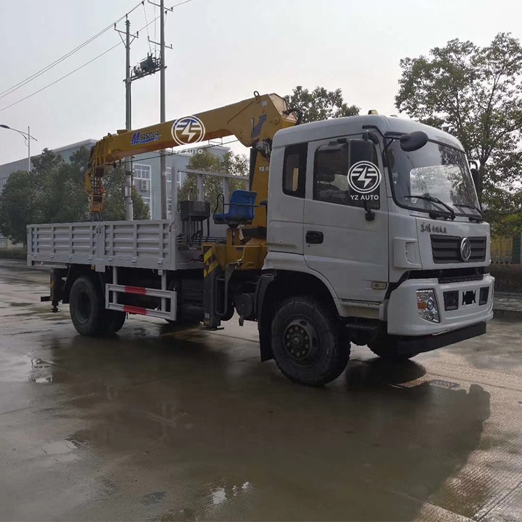 15m Boom Arm Diesel Fuel 8 Ton 4x4 Mobile Crane with AWD Gearbox and Pump Engine