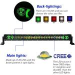 8000lm SUV / ATV / Universal Vehicle Led Roof Light Bar 690 * 60 * 80mm