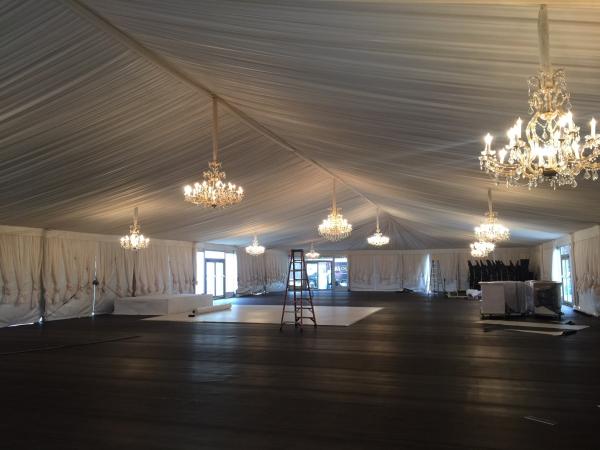 Romantic Luxury Outdoor Tent Wedding With Decoratio , SGS / TUV / CE Passed