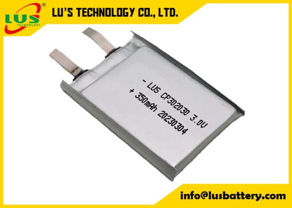 Lithium Manganese Dioxide Battery Cp302030 Pouch Cell Lithium Battery Replacemen