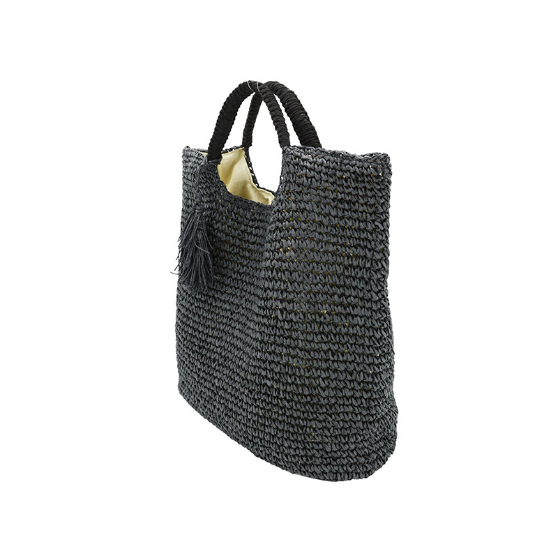 Diving Material Hand Woven Rope Tote Beach Bag Large Capacity For Outdoor