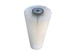 White / Yellow Glass Washer Brush Nylon Bristle Cleaning Brush Roller