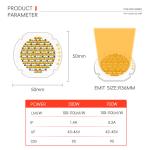 3 Years Warranty Commercial Five Color Cob Led Chips Dc 42V 43V 46V 300W 700W