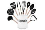CIQ Approved Nylon Kitchen Utensil Sets With Holder Ecofriendly
