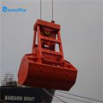 Electric Hydraulic Crane Grab Ports Handle Heavy Cargo Clamshell Grabber