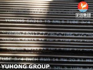 Wholesale High Pressure Boiler Tube ASTM A213 ASME SA213 T5  Alloy Steel Seamless Tube Heat Exchanger tube Heater Superheater Tube from china suppliers