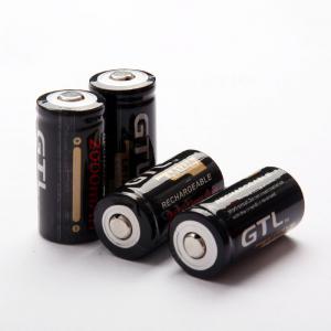 Wholesale GTL 16340 3.6V 2000mAh rechargeable battery /RCR123A small rechargeable battery from china suppliers