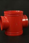 Threaded Connection four way cross Ductile Iron Commercial Needs
