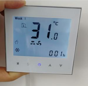 Wholesale 3a ABS 10k Touch Screen Room Thermostat For Fan Coils from china suppliers