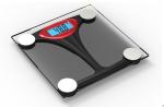 Health o Meter Scale Blue Electronic Glass Physician Weight Scale