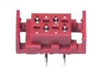 1.27 Mm Idc Connector Red Female Header 4 Pin 500AC Withstanding Voltage