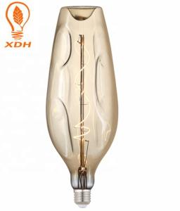 Wholesale Smoky 4W Amber Edison Light Bulbs Curved TC120 LED Filament Candelabra Bulbs from china suppliers